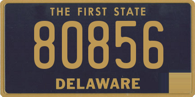 DE license plate 80856