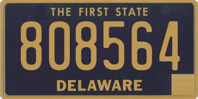DE license plate 808564