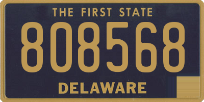 DE license plate 808568