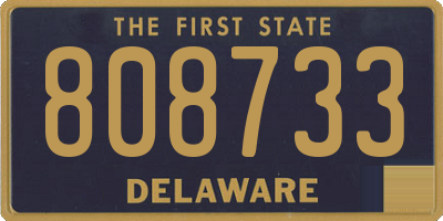 DE license plate 808733