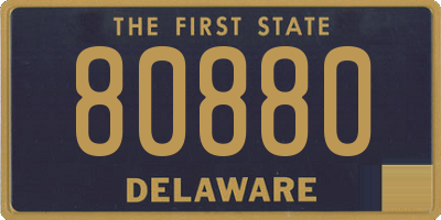 DE license plate 80880