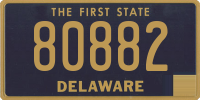 DE license plate 80882