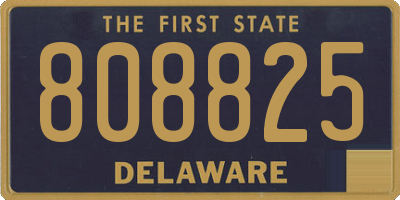 DE license plate 808825