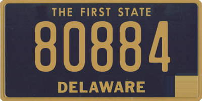 DE license plate 80884