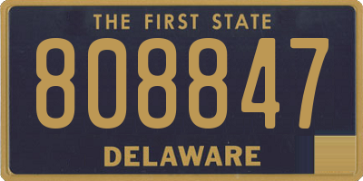 DE license plate 808847