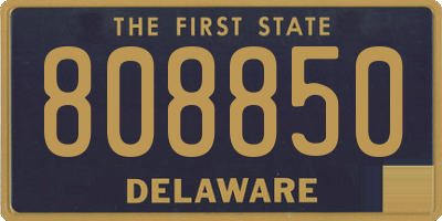 DE license plate 808850