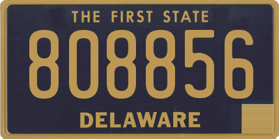 DE license plate 808856