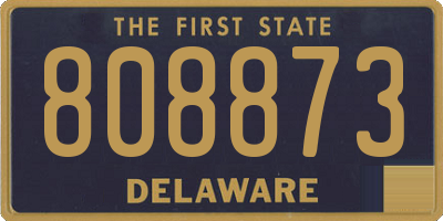 DE license plate 808873