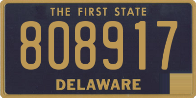 DE license plate 808917