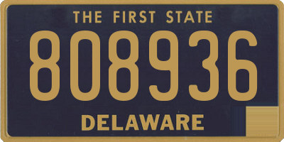 DE license plate 808936