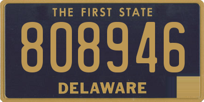 DE license plate 808946