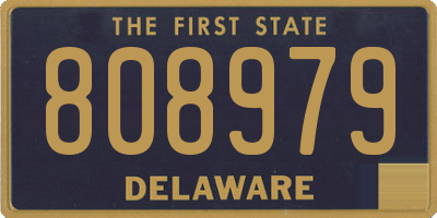 DE license plate 808979