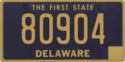 DE license plate 80904