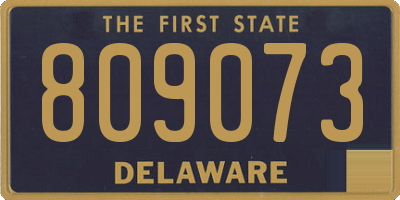 DE license plate 809073