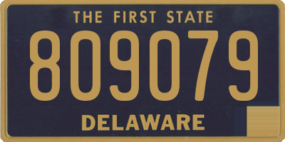 DE license plate 809079