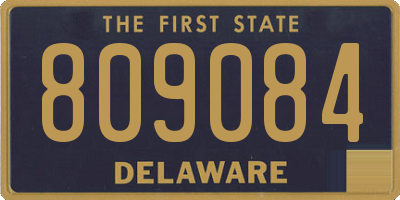 DE license plate 809084