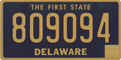 DE license plate 809094