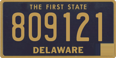 DE license plate 809121