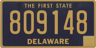 DE license plate 809148
