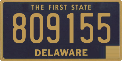 DE license plate 809155