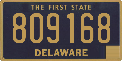DE license plate 809168