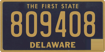 DE license plate 809408