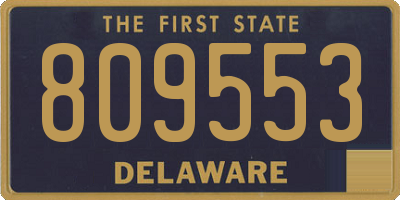 DE license plate 809553