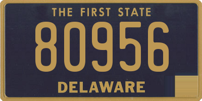 DE license plate 80956