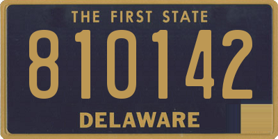 DE license plate 810142