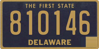 DE license plate 810146