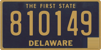 DE license plate 810149