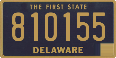 DE license plate 810155