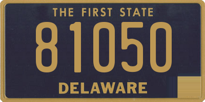 DE license plate 81050