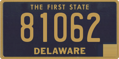 DE license plate 81062