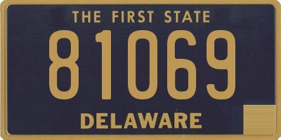DE license plate 81069