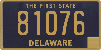 DE license plate 81076