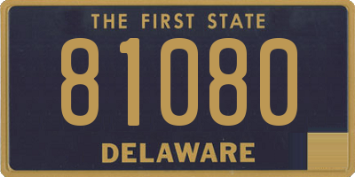DE license plate 81080