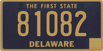 DE license plate 81082