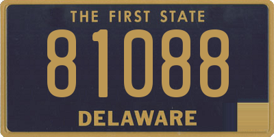 DE license plate 81088