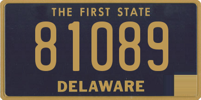 DE license plate 81089