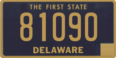 DE license plate 81090