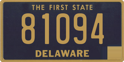 DE license plate 81094