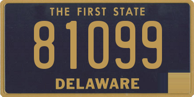 DE license plate 81099