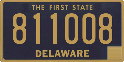 DE license plate 811008