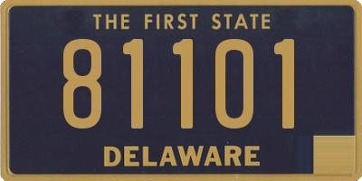 DE license plate 81101