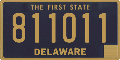 DE license plate 811011