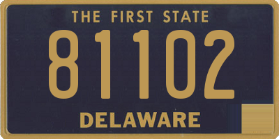 DE license plate 81102