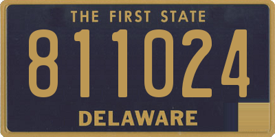 DE license plate 811024