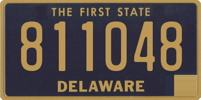 DE license plate 811048