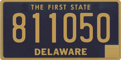 DE license plate 811050
